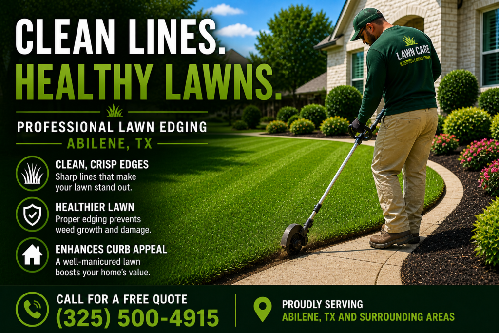 Lawn edging in abilene Tx