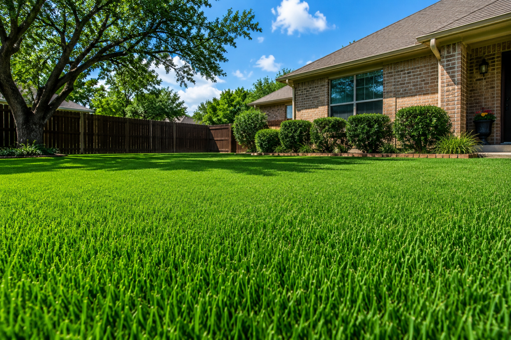 thick green grass Abilene TX