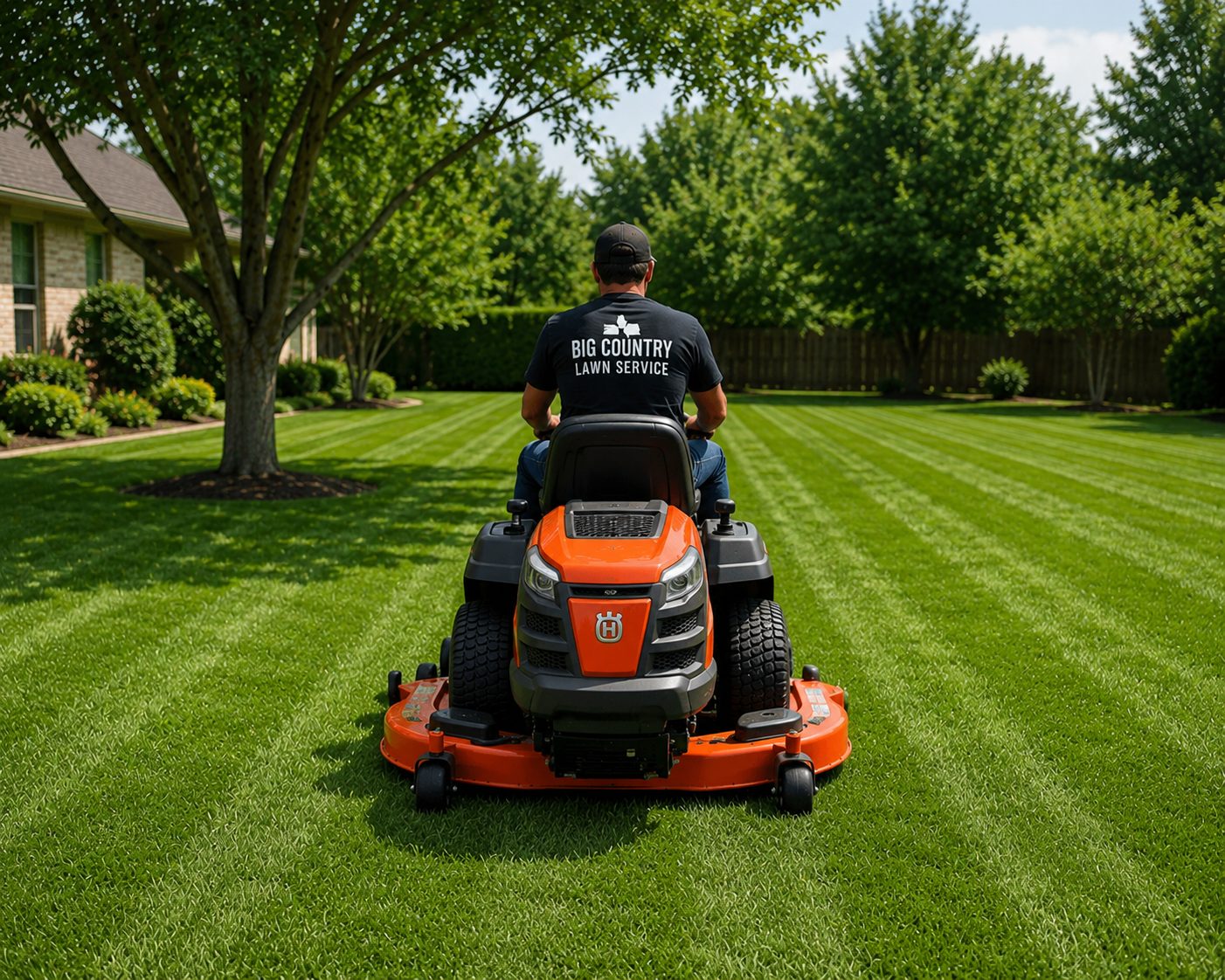 Vacant commercial lot mowing service in Abilene TX
